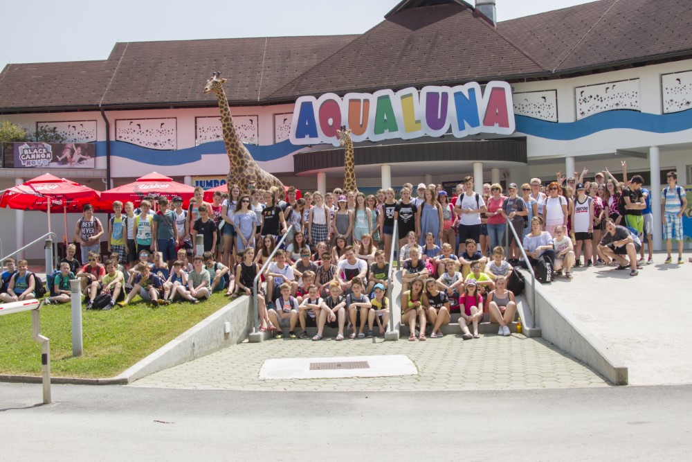 PREDMETNA STOPNJA NA ŠPORTNEM DNEVU V AQUALUNI