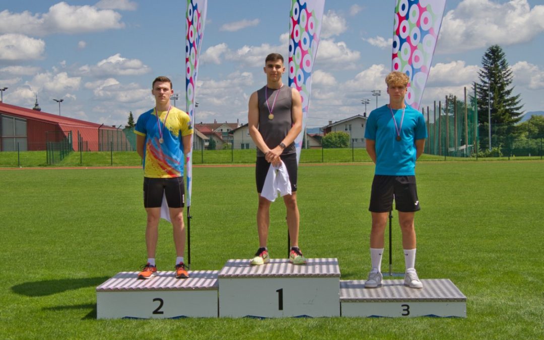 DAVID BRONAST NA POSAMIČNEM PRVENSTVU SLOVENIJE V ATLETIKI